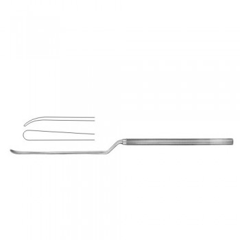 Caspar Micro Dissector Bayonet Shaped - Curved Down Stainless Steel, 24 cm - 9 1/2" Tip Size 4.5 mm
